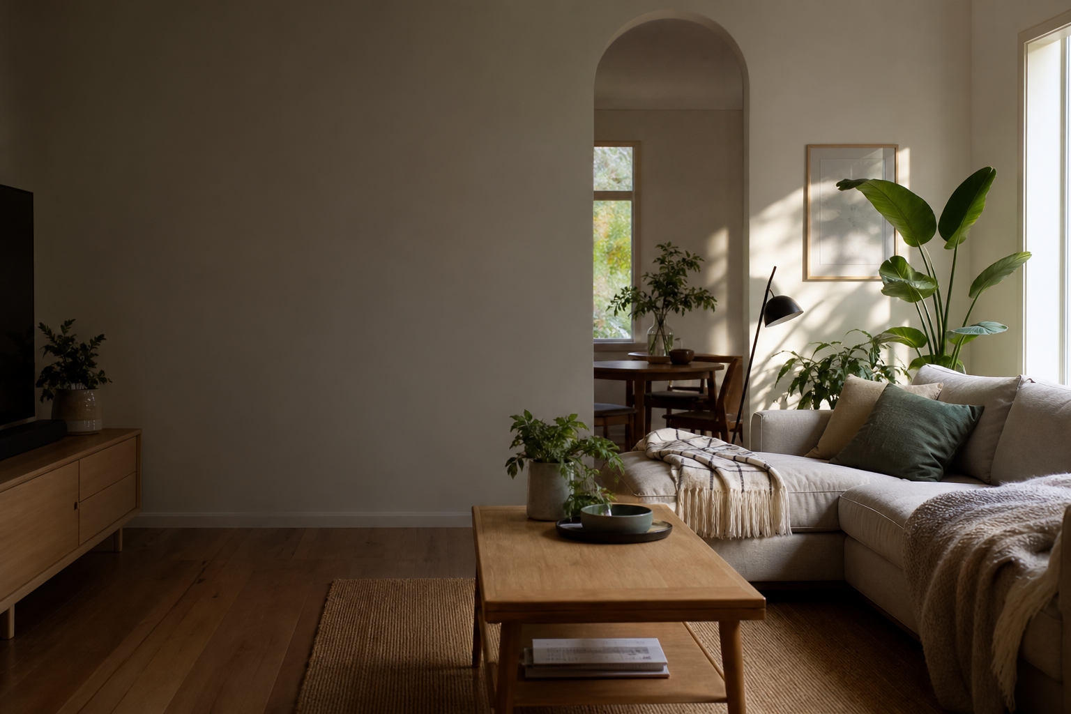 Calm, clean home ready to enjoy