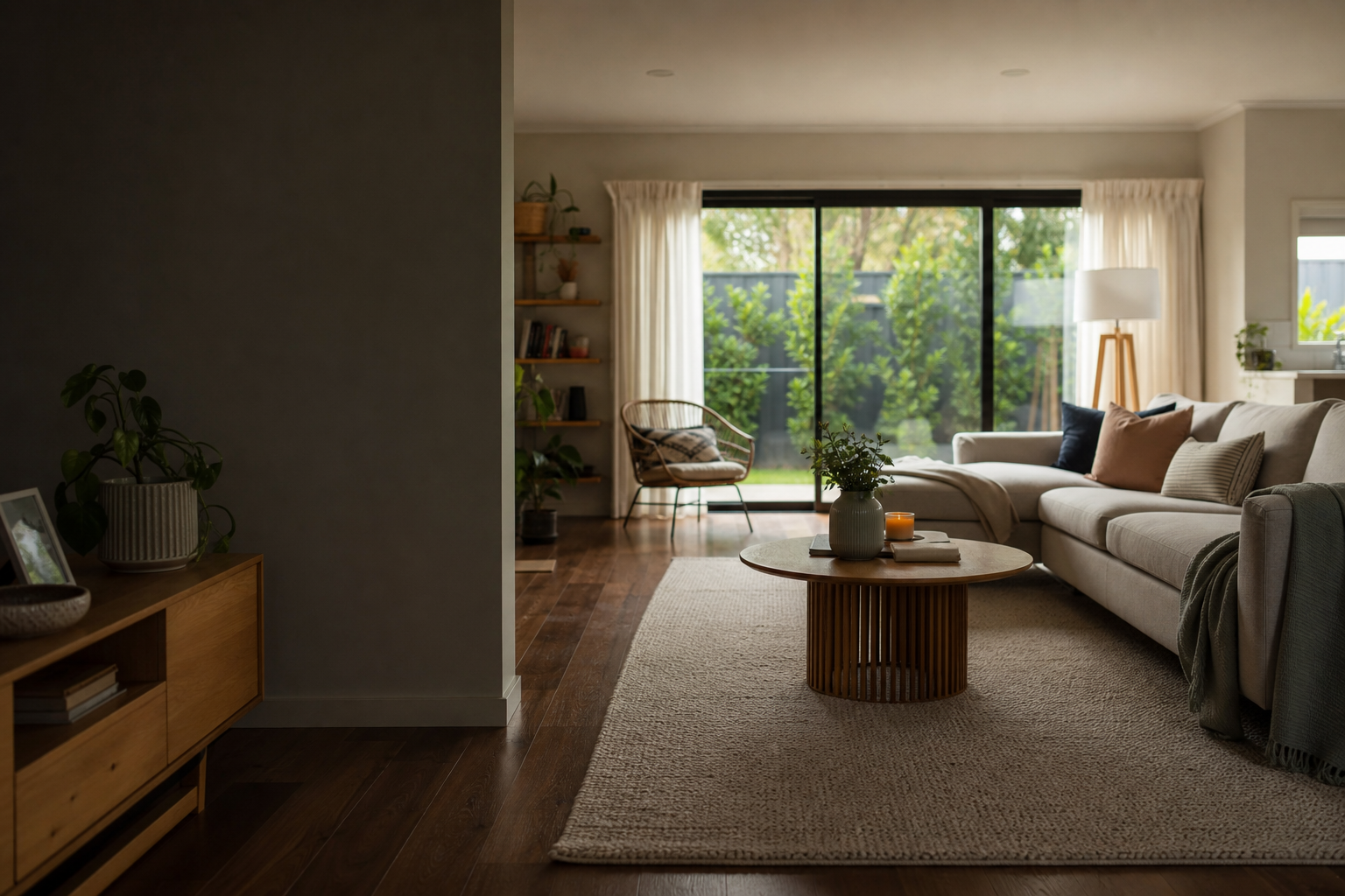 Cleaner maintaining a Melbourne home on a regular cleaning visit