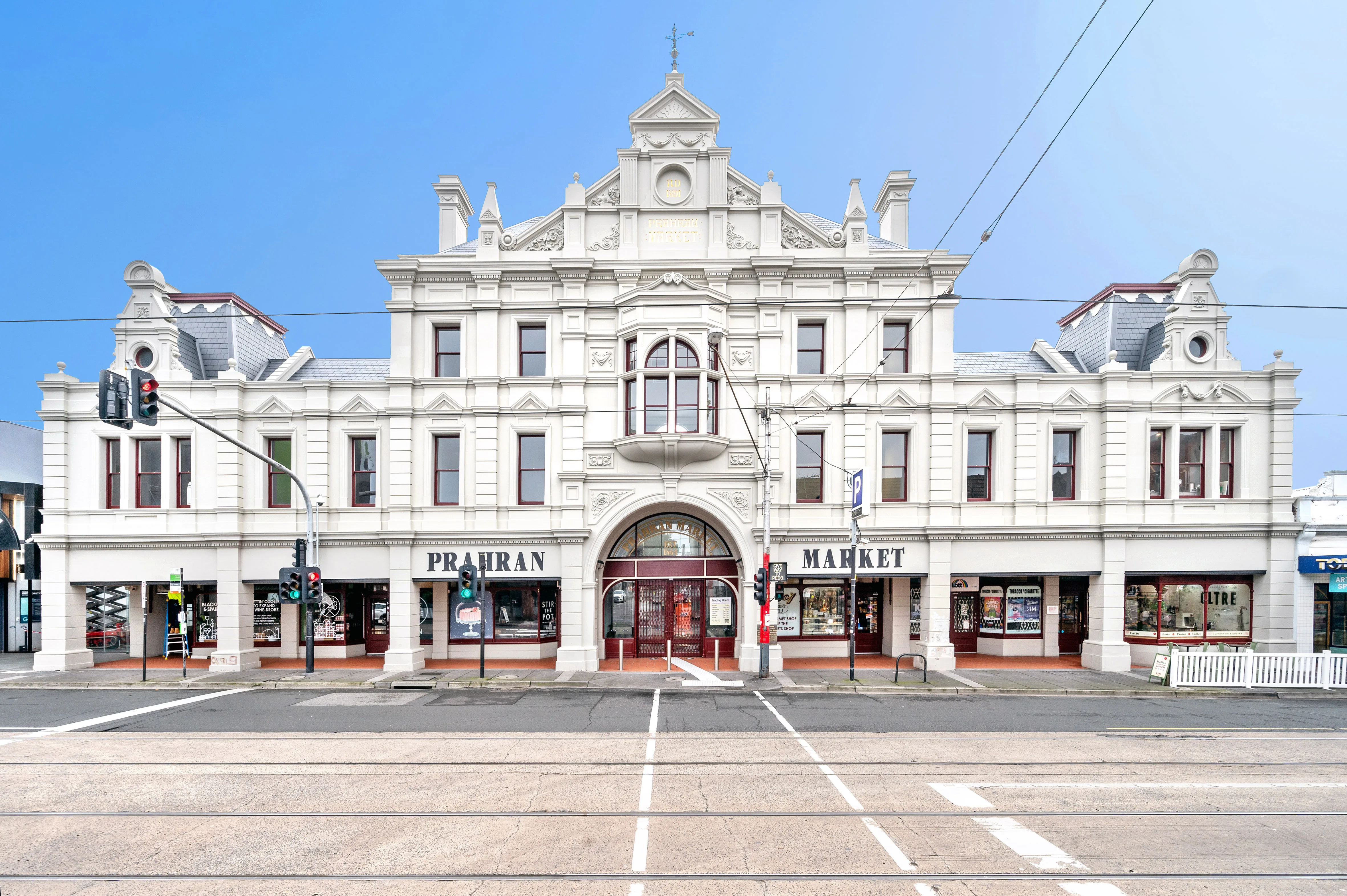 Prahran local streetscape and commercial district
