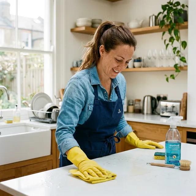 cleaning table